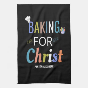Bing for Jesus Bakers Kitchen Towel Kökshandduk