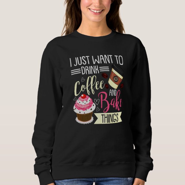 Bing För manar Women Baker Drinking Coffe T Shirt (Framsida)