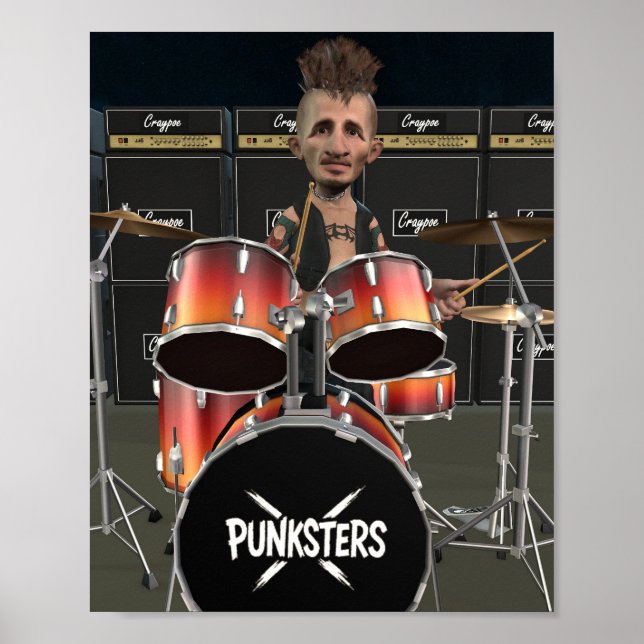 Bing från Punksters Poster (Framsidan)