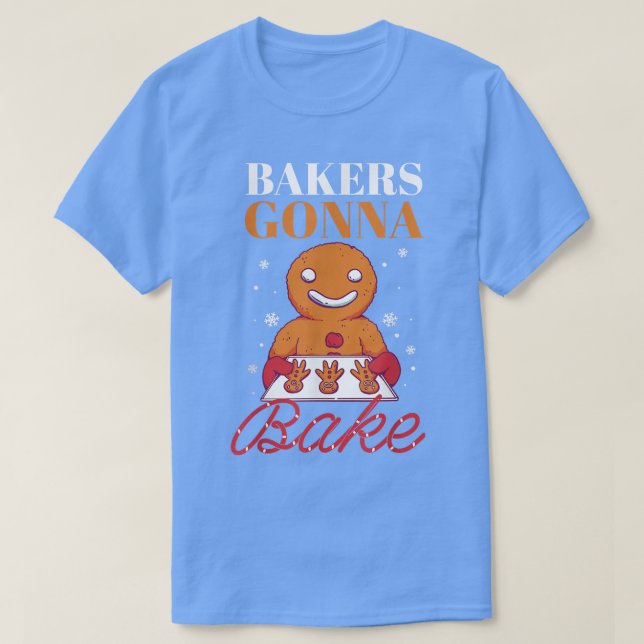 Bing Pepparkaksgubbe Jul Bakers Bake T Shirt (Design framsida)