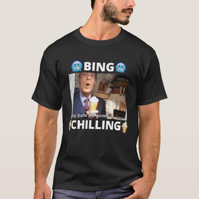 Bing Shi Ling Bing Chilling John Xina Ice Cream Ch T Shirt (Framsida)