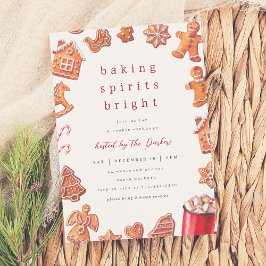 Bing Spirits Bright Cookie Exchange-jul Inbjudningar
