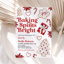 Bing Spirits Bright jul Cookie Exchange Inbjudningar