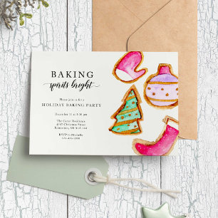 Bing Sprit Bright Baking Party enkel Inbjudningar