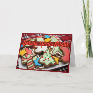 Bing Sprit Bright jul-cookie-kort Helgkort