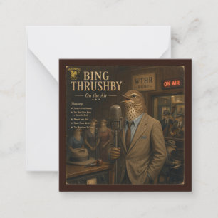 Bing Thrushby-album: en parodi Anteckningskort