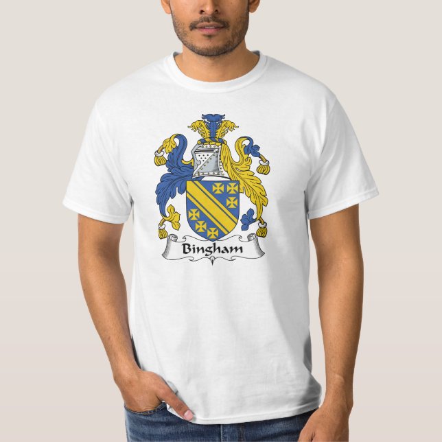 Bingham familjvapensköld tee shirt (Framsida)