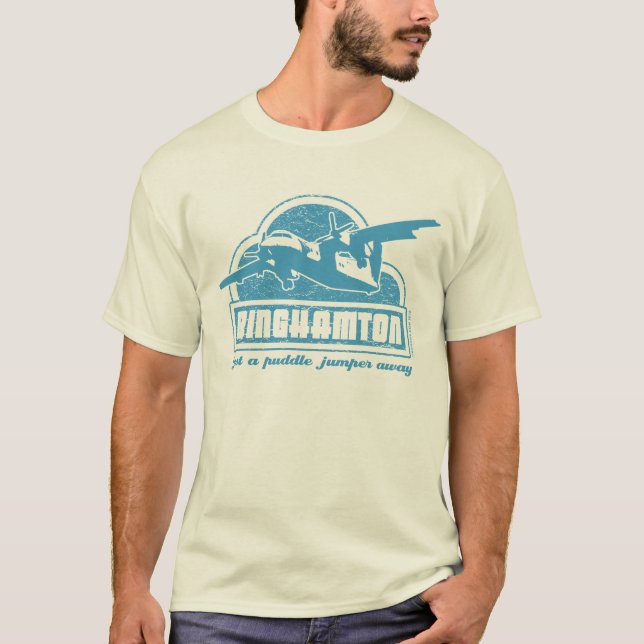 Binghamton, bara en jumper bort... t shirt (Framsida)