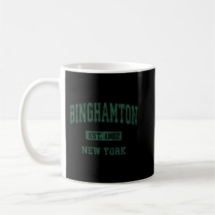 Binghamton New York NY Vintage Athletic Sports Des Kaffemugg