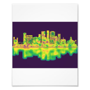 Binghamton New York Skyline Fototryck