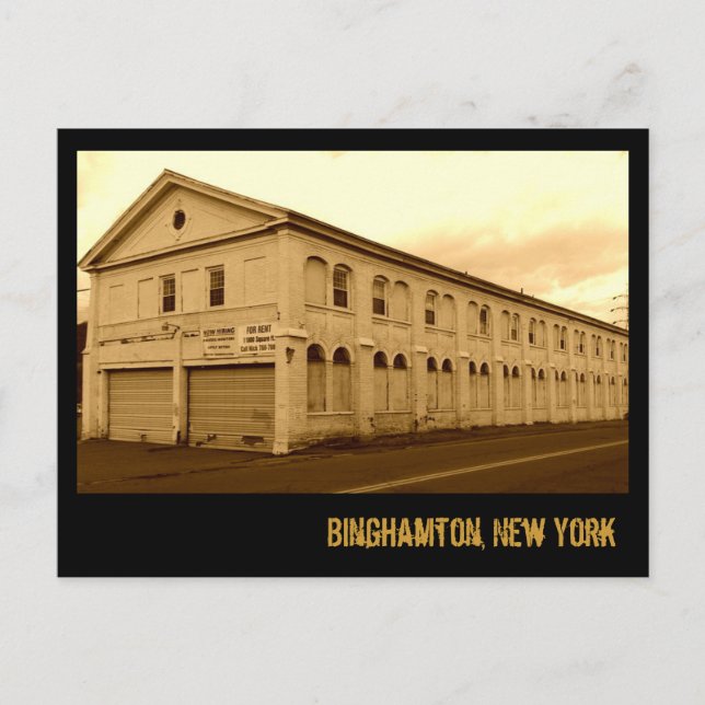 Binghamton New York Vykort (Framsida)