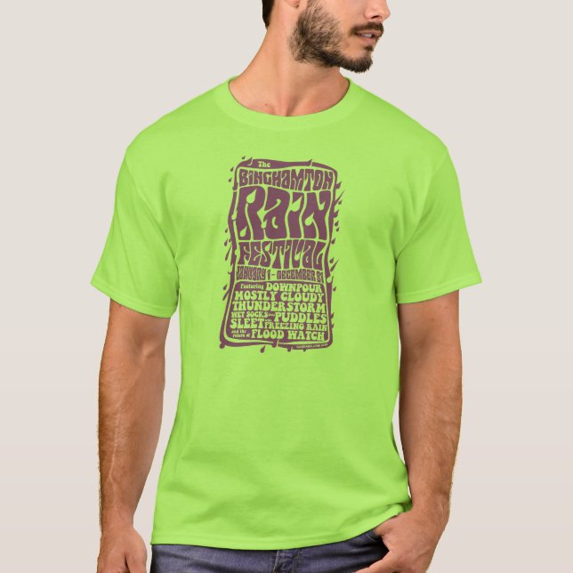 Binghamton Rain Festival Tee (Framsida)