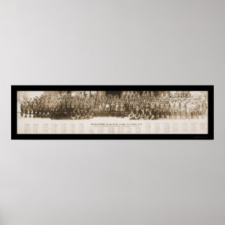 Binghamton Soldiers Photo 1917 Poster