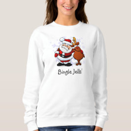 Bingle Jells Santa & Rudolph Holiday-skjorta T Shirt