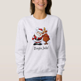 Bingle Jells Santa & Rudolph Holiday-skjorta T Shirt
