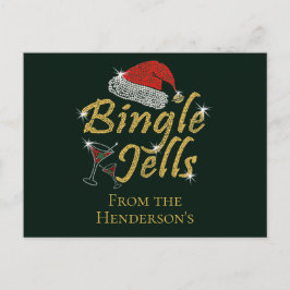 Bingle Jells Tipsy-jul Vykort