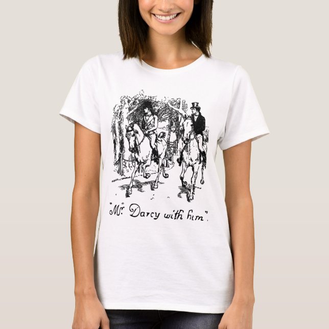 Bingley and Darcy - Pride and Prejudice T-shirt (Framsida)
