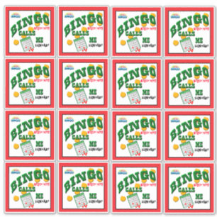 Bingo 14 x 14 klistermärken