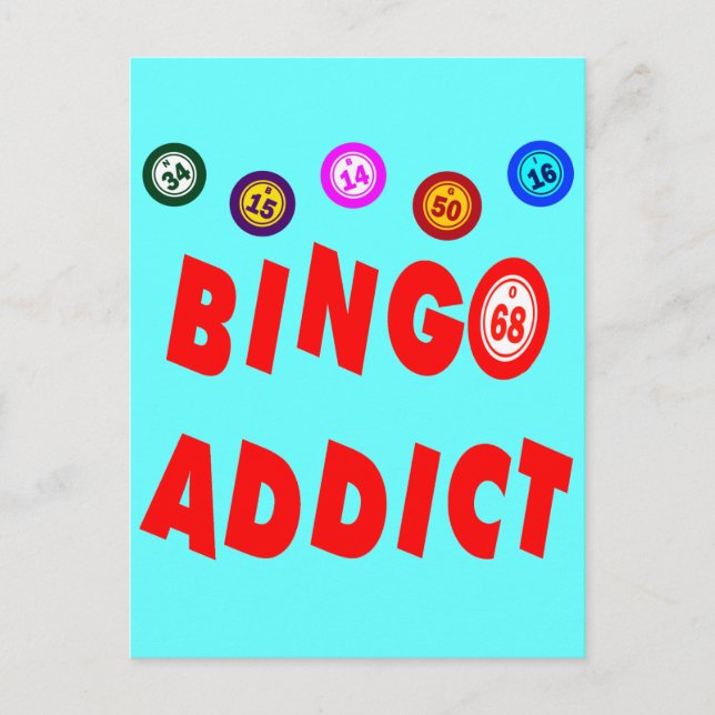 BINGO ADDICT VYKORT (Framsida)