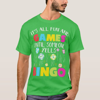 Bingo Älskare Casino Games Bingo Fläkt Gambling T Shirt