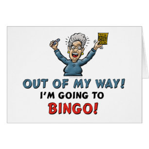 Bingo Älskare Hälsningskort