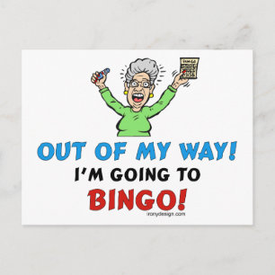 Bingo Älskare Vykort