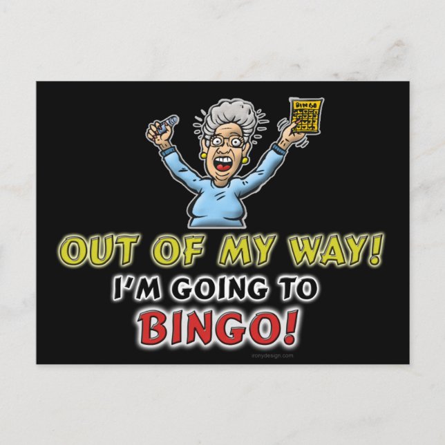 Bingo Älskare Vykort (Framsida)