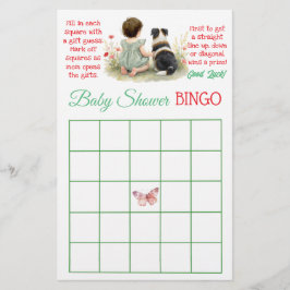  Bingo and Who Knows Mommy Best | Baby Shower Flygblad