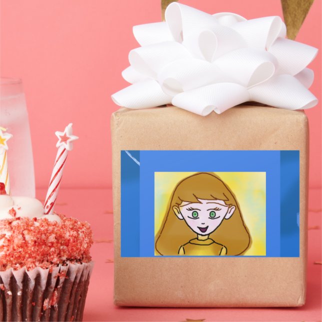 Bingo Anime Sticker Rektangulärt Klistermärke (Part)