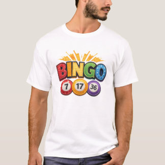BINGO-applikation i lapptäcke-stil T Shirt