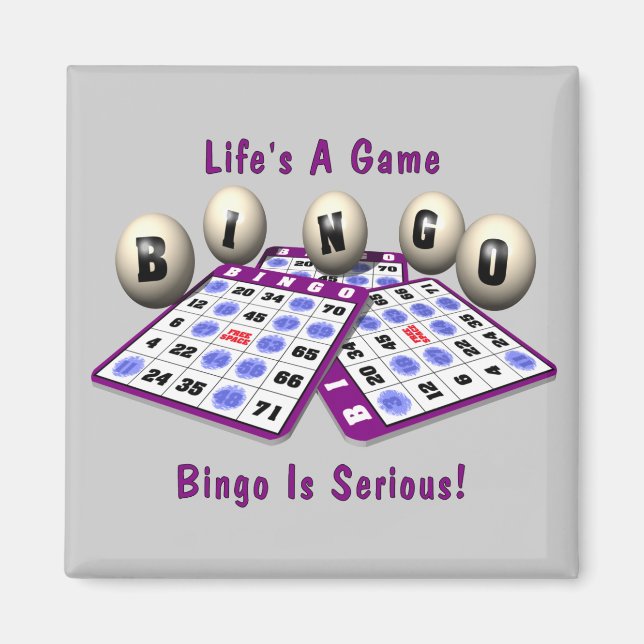 Bingo är allvarligt magnet (Framsidan)