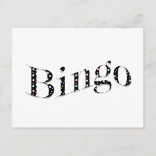 Bingo är ditt spel! vykort