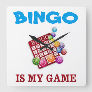 BINGO ÄR MIN GAME FYRKANTIG KLOCKA