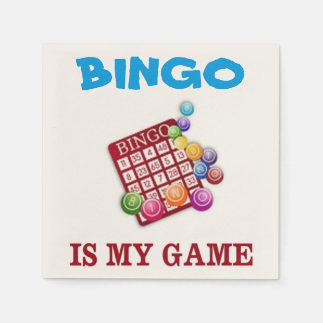 BINGO ÄR MIN GAME PAPPERSSERVETT (Framsidan)