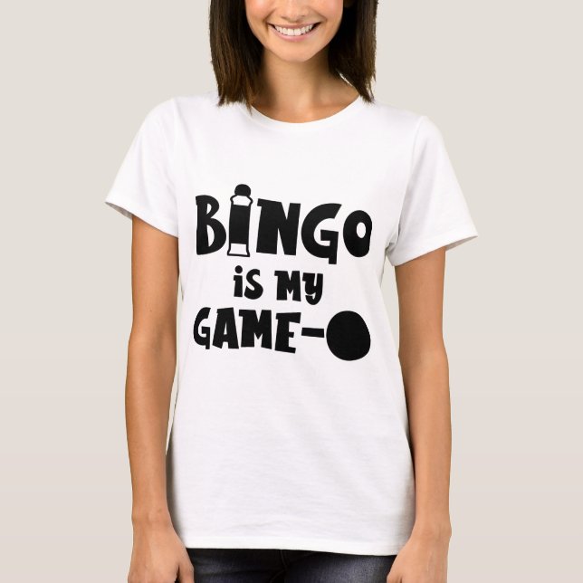 Bingo är min spelspelspelsspelerska. t shirt (Framsida)