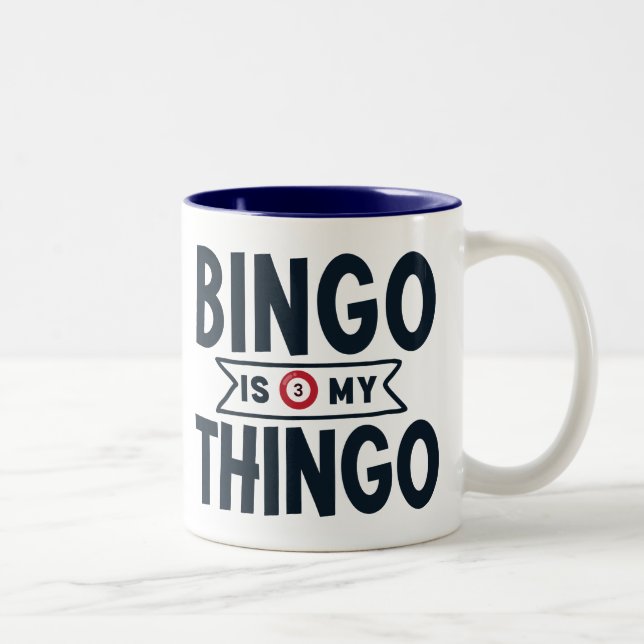 Bingo är min Thingo Två-Tonad Mugg (Höger)