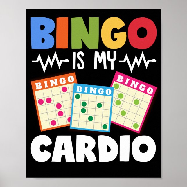 Bingo är mitt kardiosfunna, Lucky Gambling Poster (Framsidan)