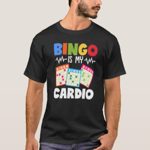 Bingo är mitt kardiosfunna, Lucky Gambling T Shirt