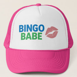 Bingo Babe Cute och Confident Bingo Älskare Keps