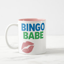 Bingo Babe Cute och Confident Bingo Älskare