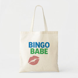 Bingo Babe Cute och Confident Bingo Älskare Tygkasse