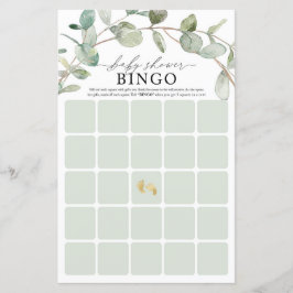 Bingo Baby Shower-spel