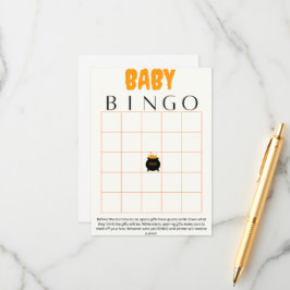 Bingo babyduschspel för baby tilläggskort