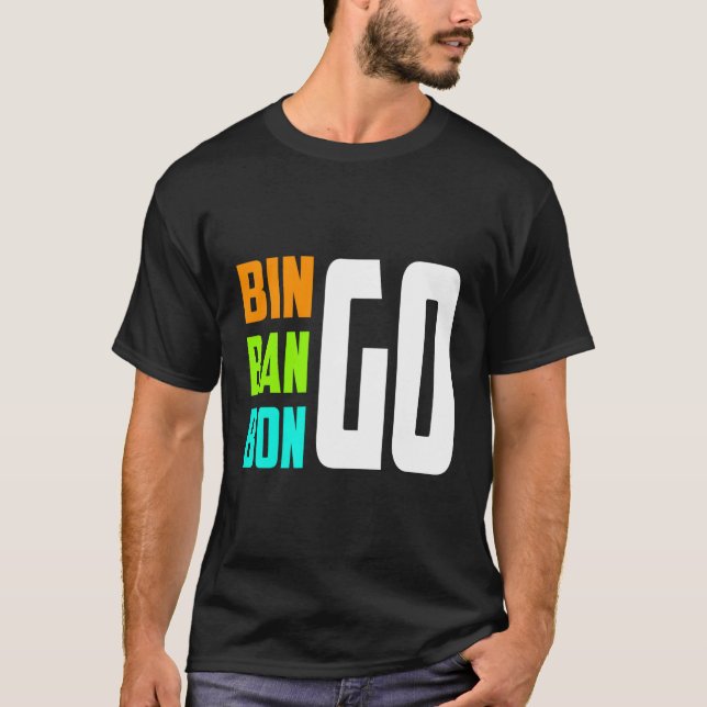 Bingo Bango Bongo Drums T Shirt (Framsida)