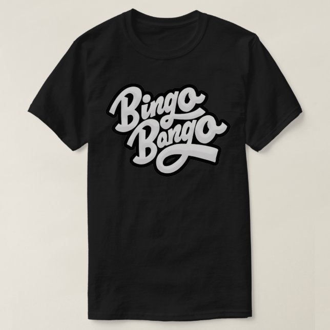 Bingo Bango Logotyp  T Shirt (Design framsida)