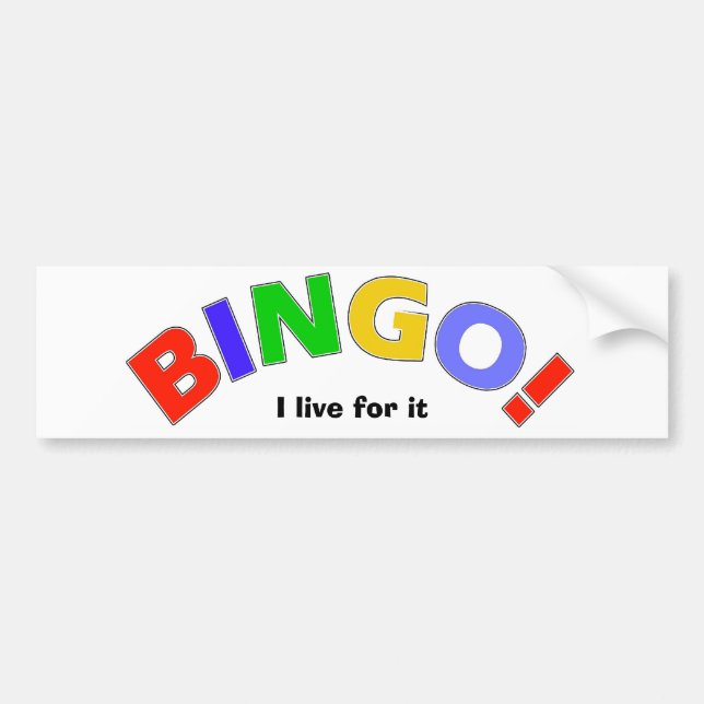 Bingo Bildekal (Framsidan)