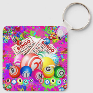BINGO BINGO designad av CBDOilPrincess Nyckelring