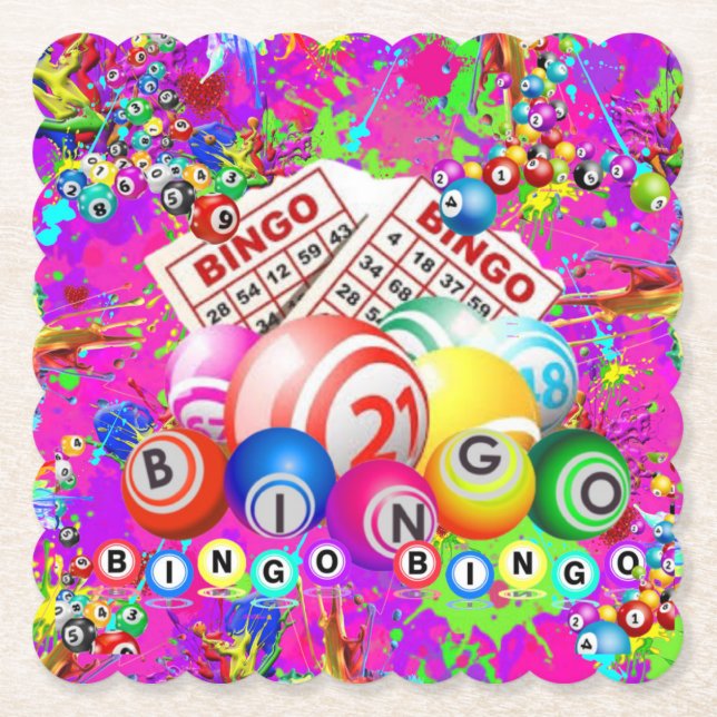 BINGO BINGO designad av CBDOilPrincess  Underlägg Papper (Framsida)