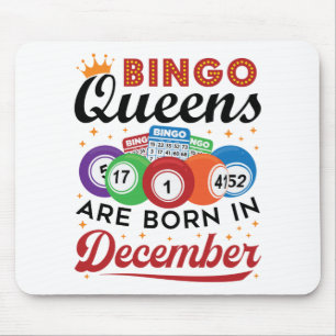 Bingo Birthday Bingo Queens föds i december Musmatta