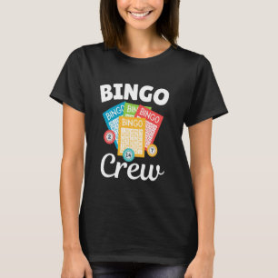 Bingo Birthday Crew Bingo Card Funny Bingo Player T Shirt